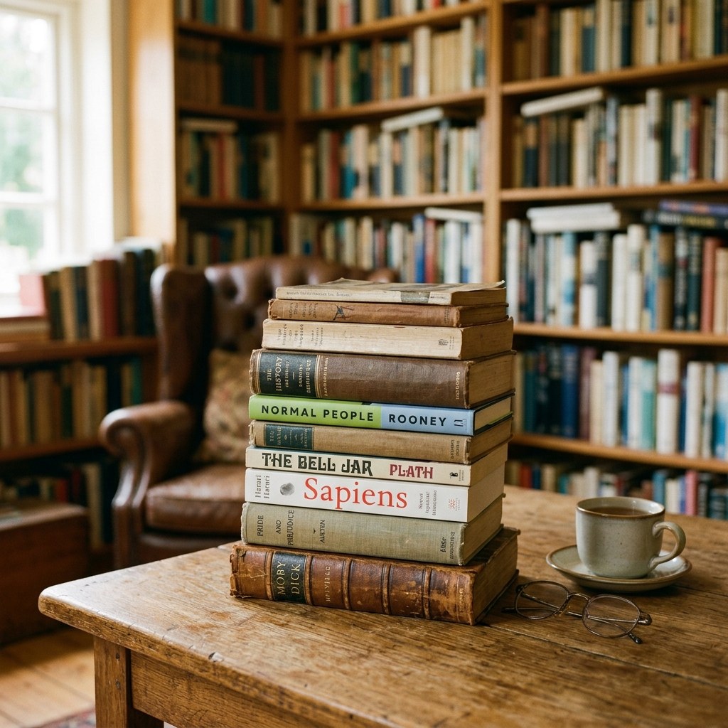 Books on a desk — foundational reading